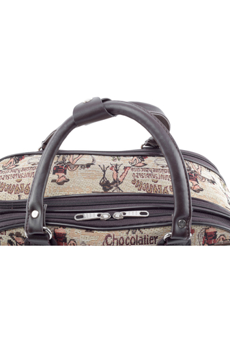 BONLUO Veľká Béžová dámska cestovná taška (50*34*26cm)