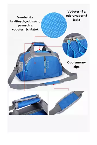 RHINO Tmavoružovo-sivá cestovná taška Ryanair veľkosť (40*24*20cm)