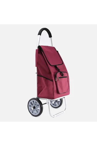 Bordový nákupný vozík s veľkými kolesami odolný proti opotrebeniu 52*34*22 cm