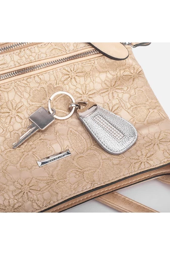 Lewitzky čierna kľúčenka s kryštálmi Swarovski