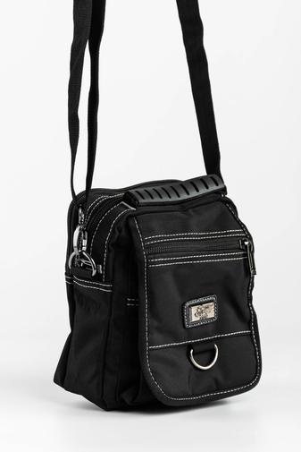 Stardragon čierna malá crossbody kabelka z  polyesteru