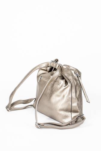 Silvia Rosa zlatá taška a batoh z eko kože