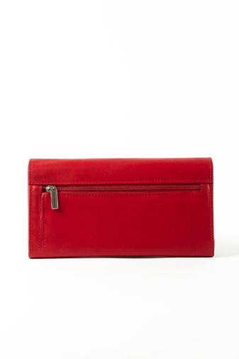 VIMAX červená dámska peňaženka z prírodnej kože