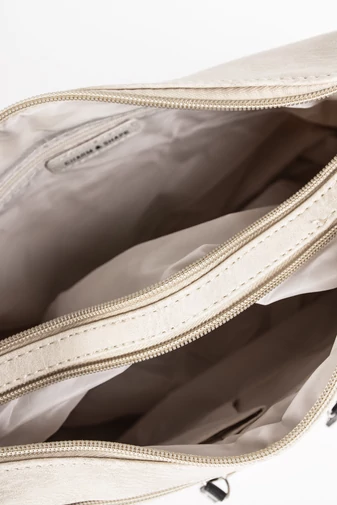RJ Čierna Crossbody kabelka s vreckami z umelej kože