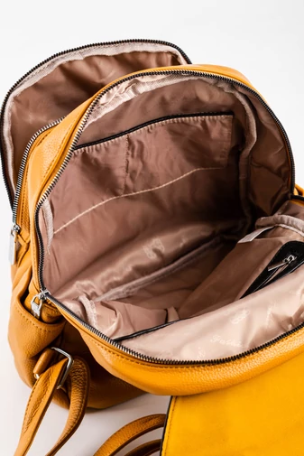 Silvia Rosa Čierny Eco Leather Batoh