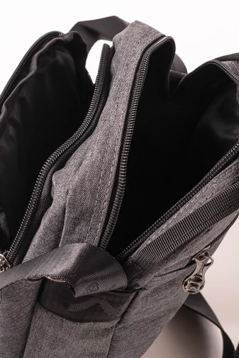 Adventure Geantă Crossbody Bărbați Gri Din Pânză