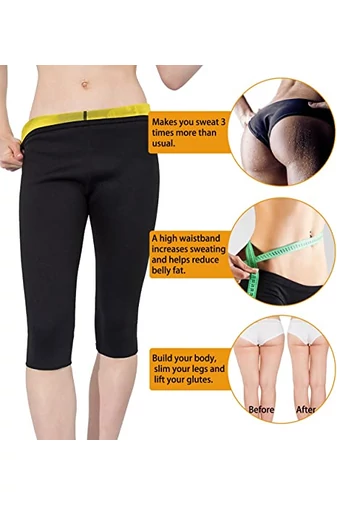 Neoprénové nohavice na chudnutie a tvarovanie postavy, veľkosť L - HOT SHAPERS