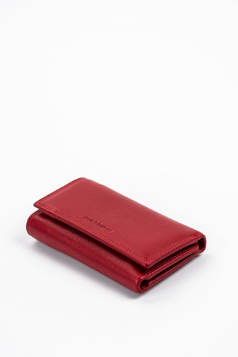 Fuerdanni červená unisex peňaženka z pravej kože