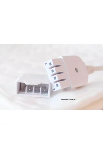 Elektrická podložka na manželskú posteľ, vyrobená z vlny, rozmery 160*140cm - 2 vyhrievacie zóny