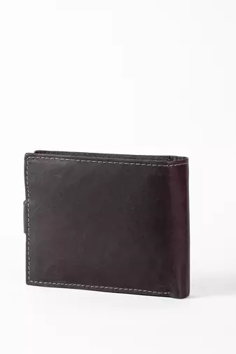 Corvo Bianco fialová pánska peňaženka z pravej kože