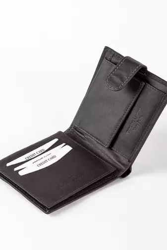 Corvo Bianco fialová pánska peňaženka z pravej kože