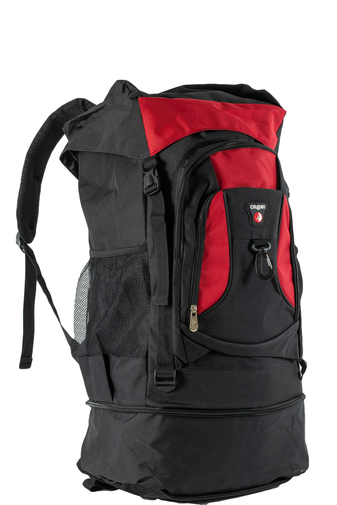ORMI Veľký červený turistický batoh s viacerými funkciami