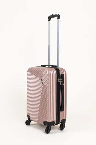 Rose Gold Plastový Kufor malej veľkosti (55x40x20cm)