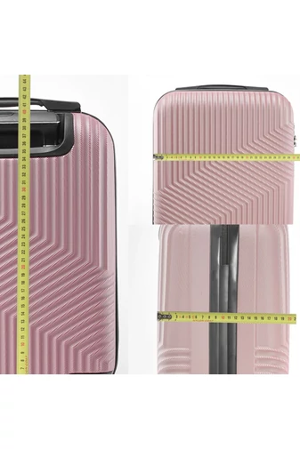 Zlatoružový plastový kufor, s rozmerom Wizzair (40*30*20cm)