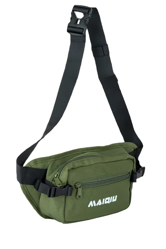 Zelená unisex polyesterová kabelka