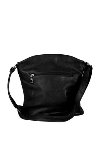 ROMINA &CO čierna crossbody kabelka z umelej kože