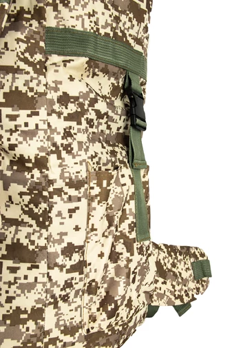Veľký vojenský kamuflážový batoh v zelenej farbe (70x40x43)