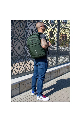 BONLUO zelený batoh s priestorom pre notebook (49*31*20CM)