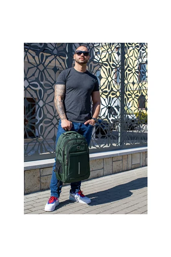BONLUO zelený batoh s priestorom pre notebook (49*31*20CM)