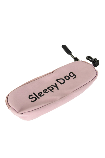 BONLUO fialový batoh s motívom spiaceho psa, s pripojenou peňaženkou