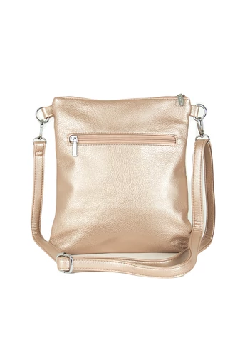 Silvia Rosa svetlozlatá crossbody kabelka z Eko kože