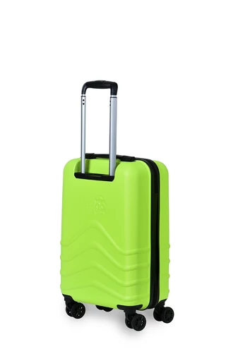 Luggo malý Plastový Kufor neonovo zelený 55x35x22cm