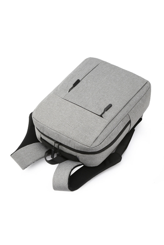Bonluo Sivý Pracovný ruksak s USB kontaktom veľkosť WIZZAIR (40*30*15)