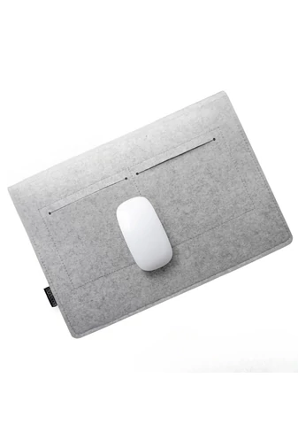 Bonluo Svetlosivé puzdro na notebook a  puzdro na príslušenstvo (14 palcov)