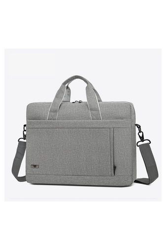 Sivá taška na notebook Bonluo, maximálna veľkosť 14 palcov, vyrobená z vodeodolného materiálu