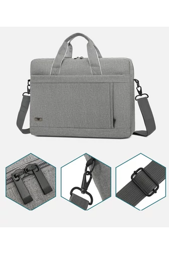 Čierna taška na notebook Bonluo, maximálna veľkosť 14 palcov, vyrobená z vodeodolného materiálu