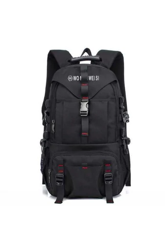 Bonluo čierny turistický batoh, 15-palcový priestor na notebook (53 x 33 x 15)