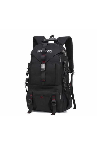 Bonluo čierny turistický batoh, 15-palcový priestor na notebook (53 x 33 x 15)