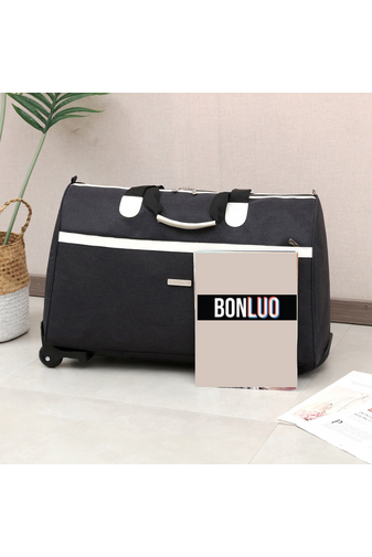 Bonluo fialová cestovná taška v štýle kufra, vodotesný materiál (65x35x25)