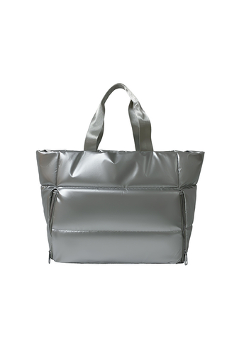 Strieborná taška na rameno/cestovná taška vyrobená z vodeodolného materiálu Veľkosť 58*36*21cm Bonluo