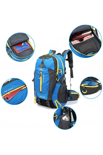 Bonluo Sivý Medium Vodotesný batoh na turistiku (50*32*16cm)