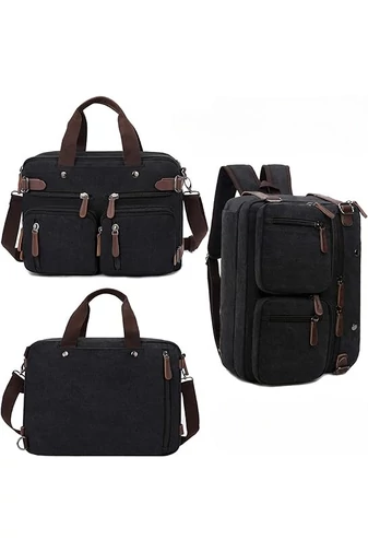 Bonluo Čierny multifunkčný batoh 3v1 Premium Quality Veľkosť 32*44*13cm