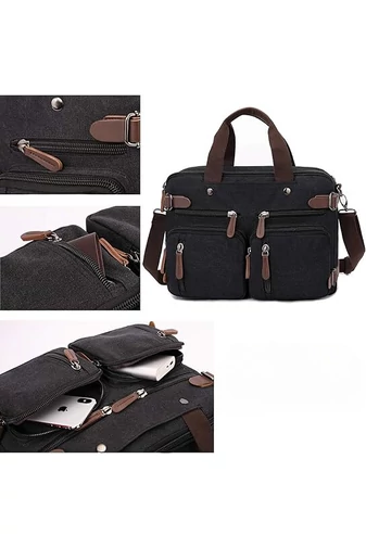 Bonluo Čierny multifunkčný batoh 3v1 Premium Quality Veľkosť 32*44*13cm