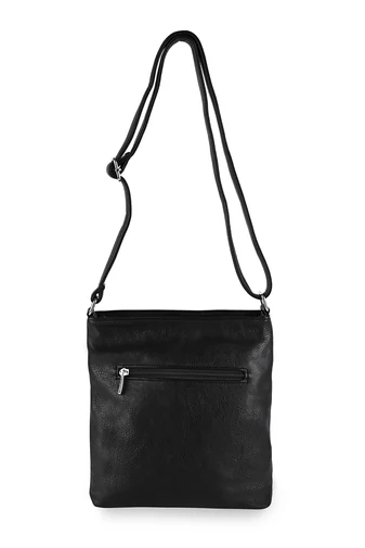 Silvia Rosa čierna crossbody kabelka Veľkosť (28x28x7cm)