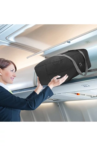 BONLUO čierna cestovná taška, Wizzair veľkosť (40x30x15)