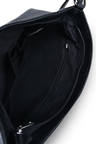 Monica & Co Black čierna Crossbody kabelka so strapcami