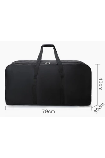 Bonluo veľká čierná cestovná taška na kolesach veľkosť 40*79*39cm