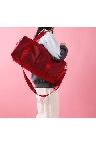 Bonluo červená cestovná taška s jednou priehradkou na topánky WIZZAIR RYANAIR Veľkosť 40*25*20cm