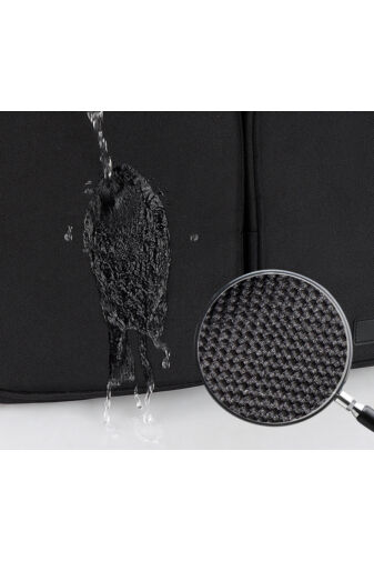 Bonluo Čierna  Taška na notebook prémiovej kvality z nepremokavého materiálu, Rozmery Wizzair 40*30*10 cm