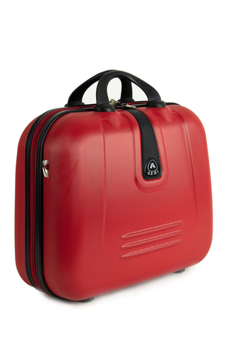 ORMI červená Súprava Plastových tašiek, s pripevnením na kufor, veľkosť WIZZAIR