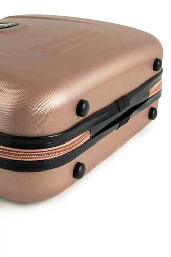 Ružovo Zlatá kozmetická ABS taška Bonluo s kódovým zámkom  Wizzair Veľkosť (24*30*14cm)