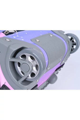 Bonluo modrý batoh na kolieskach so zajačikom vyrobený z nepremokavého materiálu Veľkosť 48*31*21cm