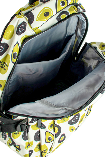 Aoking Biely batoh s pečivovým vzorom vyrobený z vodeodolného materiálu, rozmery 49*32*23cm