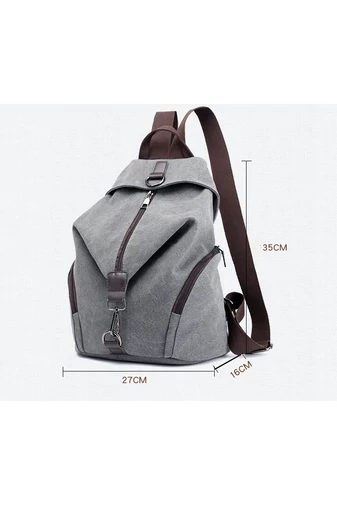 Bonluo sivý batoh vyrobený z odolného materiálu Rozmery 35*27*16cm