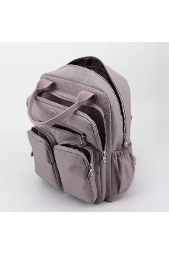 Bonluo tmavoružový multifunkčný batoh s viacerými vreckami, veľkosť Wizzair (40*30*20cm)