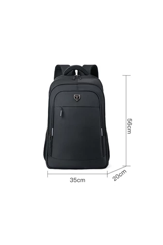 Bonluo Čierny Veľký batoh vyrobený z vodeodolného materiálu (56 * 26 * 29 cm)